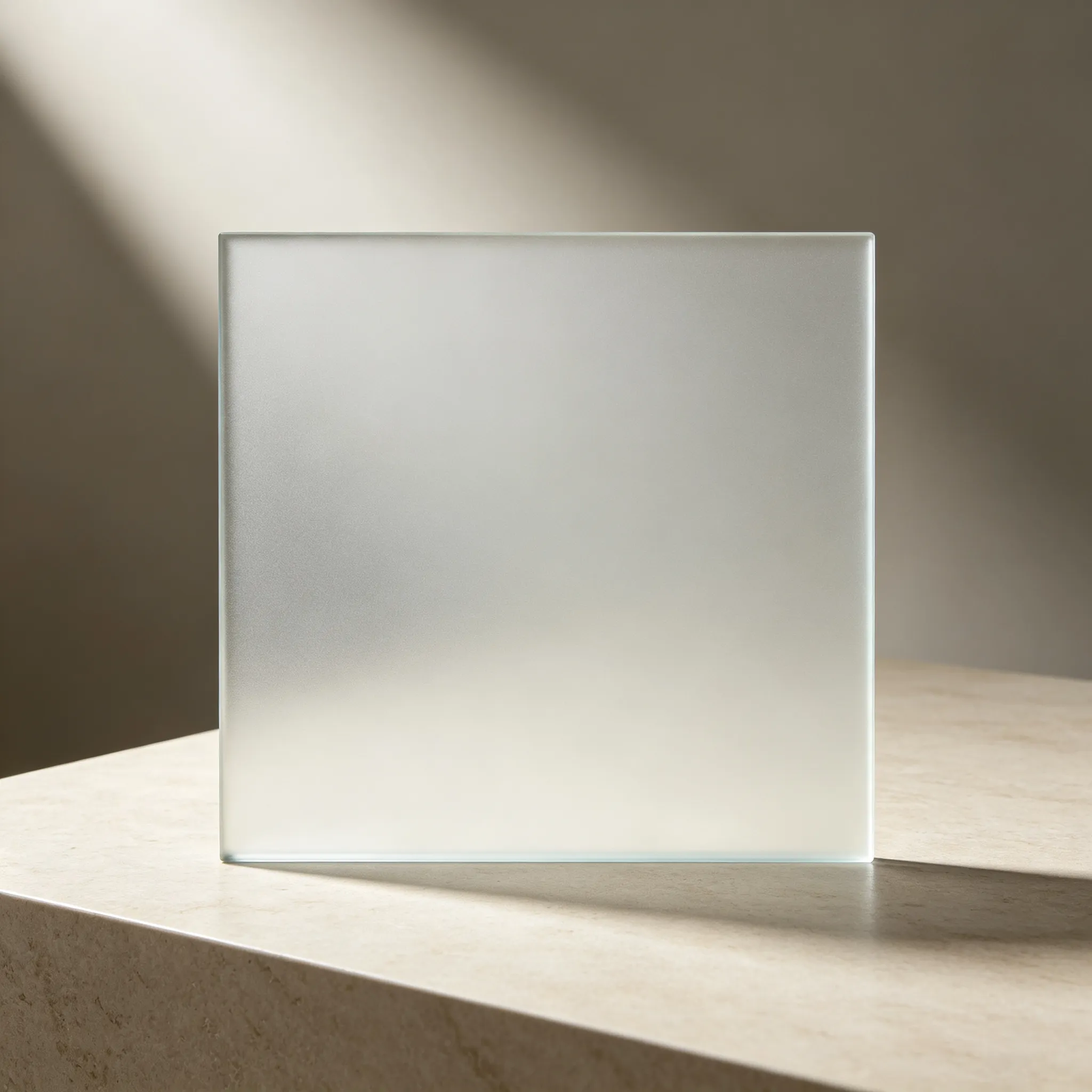 Acid Etched Glass 1
