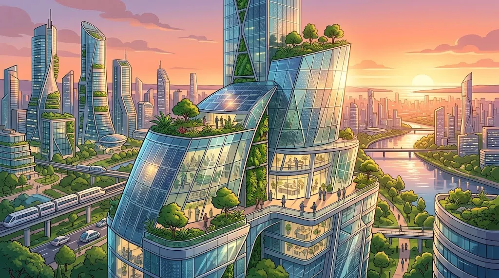 Future Architectural Glass Sustainable Building Design